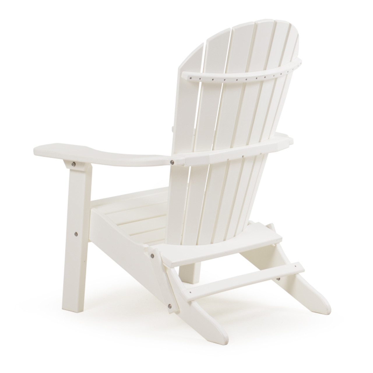 Oceanside Folding Poly Lumber Adirondack Chair Leaders Furniture