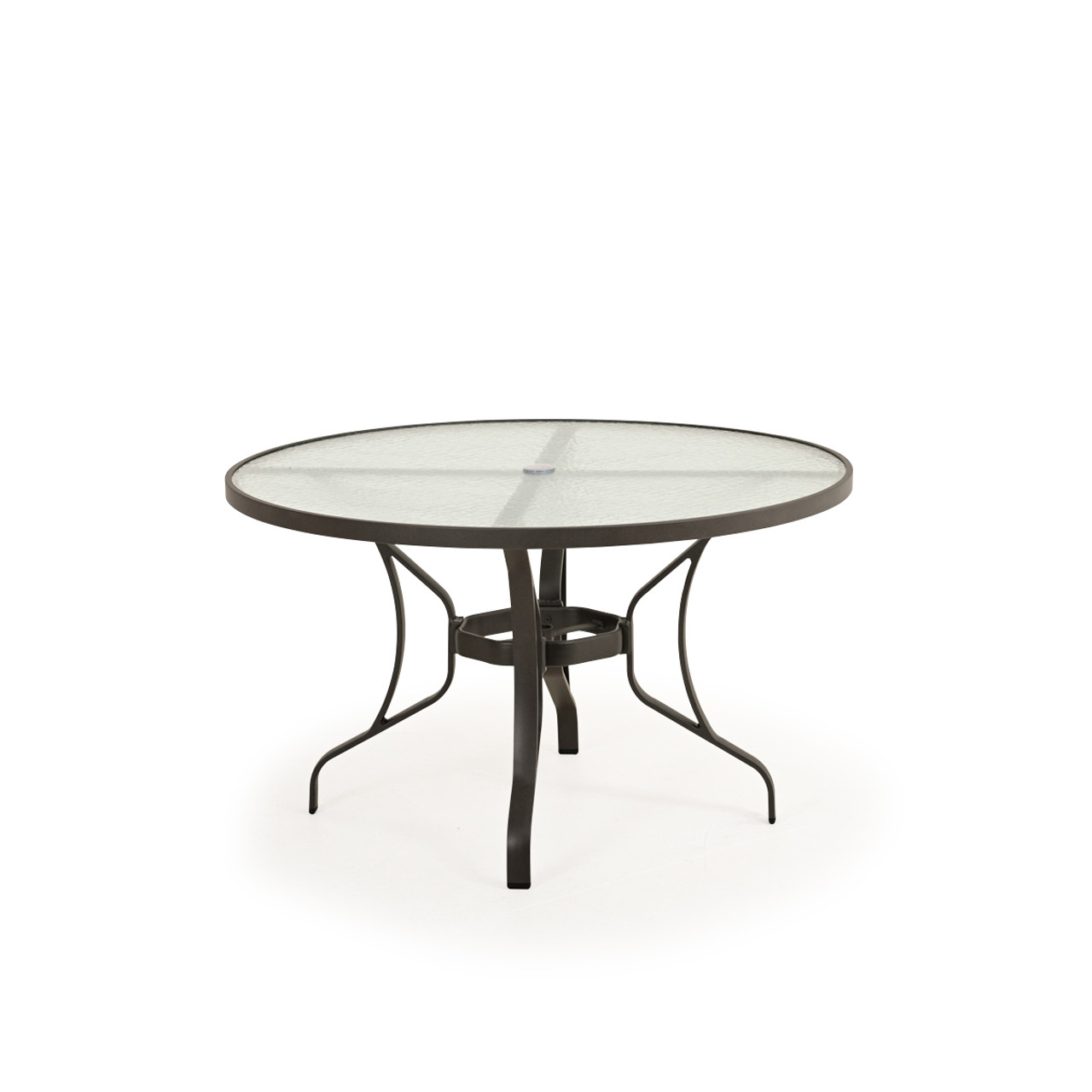 Shoreline 48" Round Dining Table with Glass Table Top Leaders Furniture