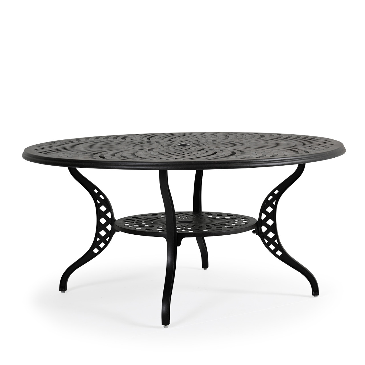 cast aluminum 60 round outdoor dining table