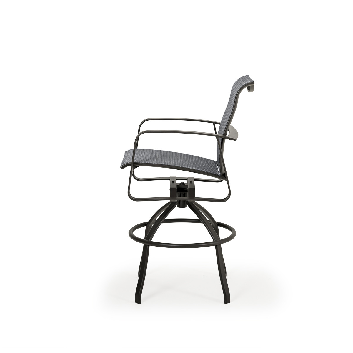 Cabana Outdoor Sling Swivel Bar Stool Leaders Furniture