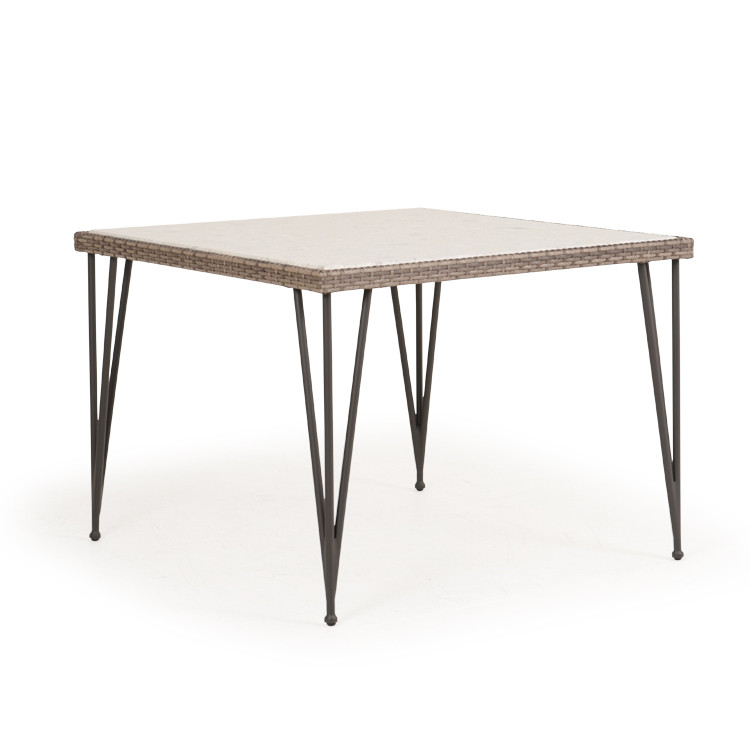 Garden Terrace 5PC Dining Stone Top