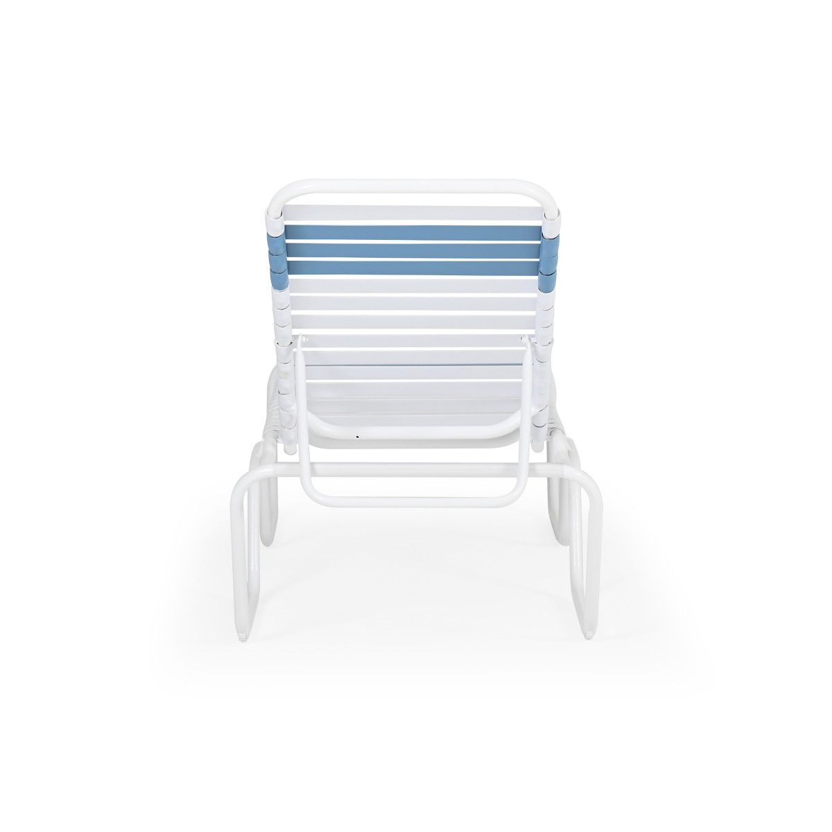 Aluminum Vinyl Strap Chaise Lounge Leaders Furniture