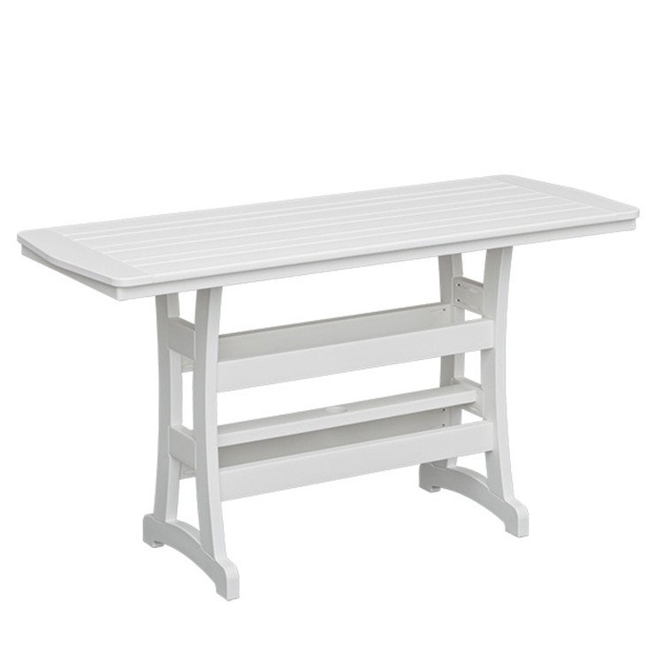 Rectangular Poly Lumber Bar Table