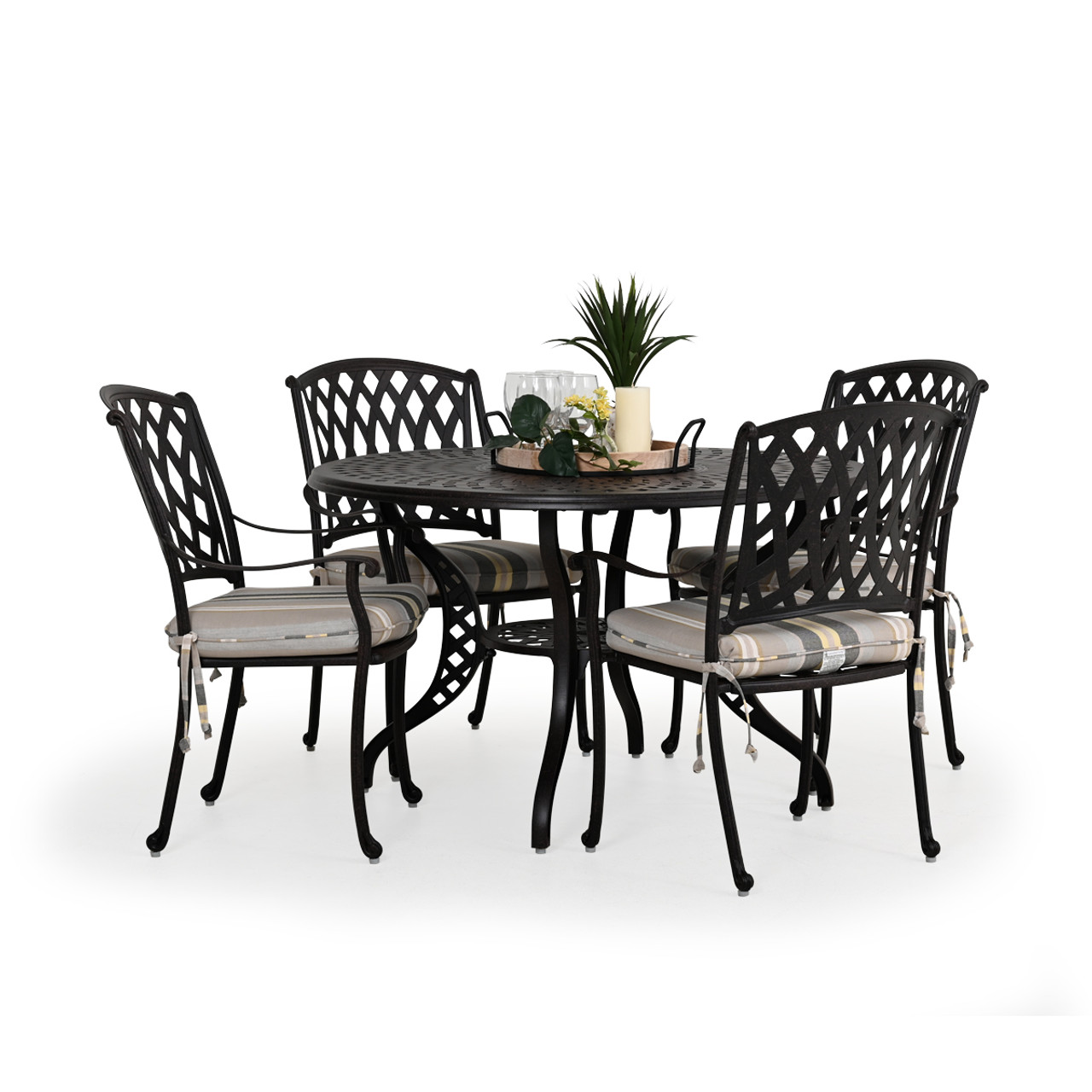 5 piece 2025 aluminium outdoor setting