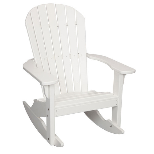 Oceanside Outdoor Poly Lumber Adirondack Rocker