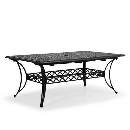 Charleston Outdoor 42" x 76" Rectangular Extension Dining Table - Extends to 106"