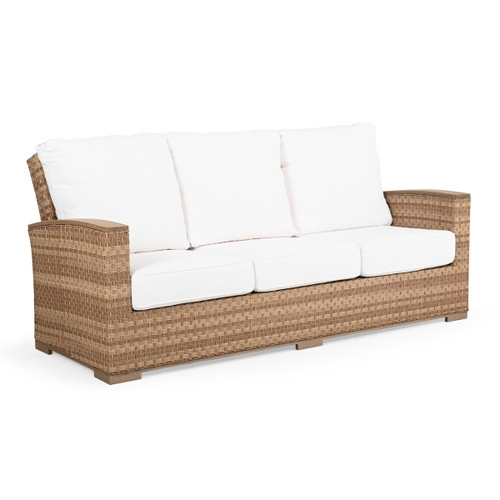 Retreat Outdoor Wicker Sofa in Sandstone