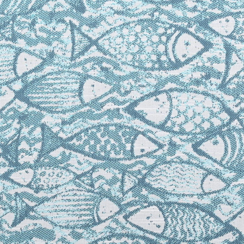 Outdoor Fabric - Fishing Around Seaglass 1669