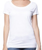 Closeout -Women's Bamboo/Cotton Scoop Neck Shirt-Size XS (Natural Color)