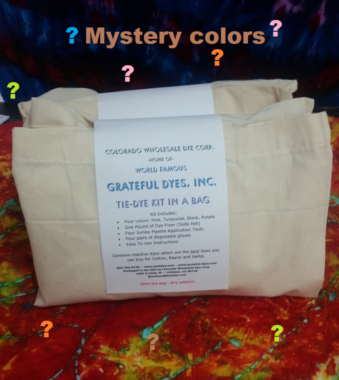 Tie Dye kit in a Bag - Grateful Dyes, Inc.