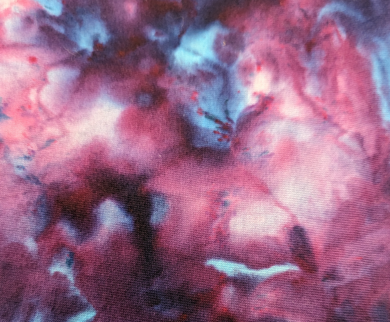 kaleidoscope ice tie-dye technique