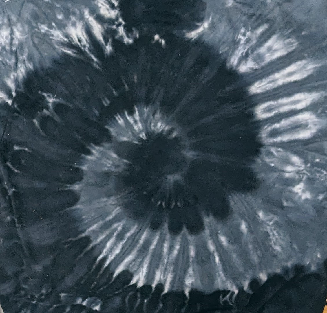 シャルボン charbon REDA WOOL TIE DYE Charcoal Black #98 - Grateful Dyes, Inc.