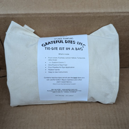 Grateful Dyes Tie Dye kit in a Bag 