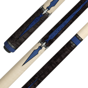 Afterwrap, wrap, and forewrap of Pechauer P12-N pool cue | CheapCues.com