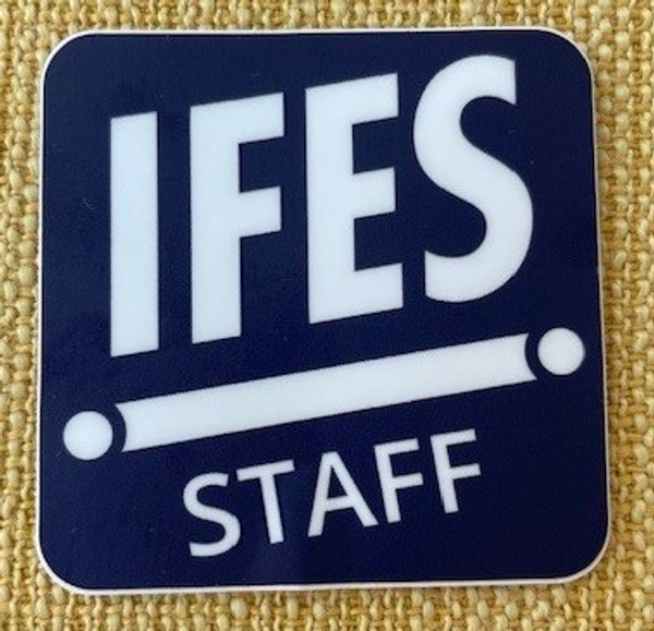 Link: IFES Staff Sticker Navy