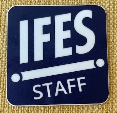 Link: IFES Staff Sticker Navy