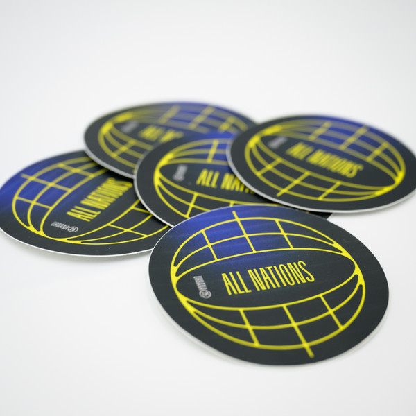 Urbana 25 All Nations sticker (pack of 5)