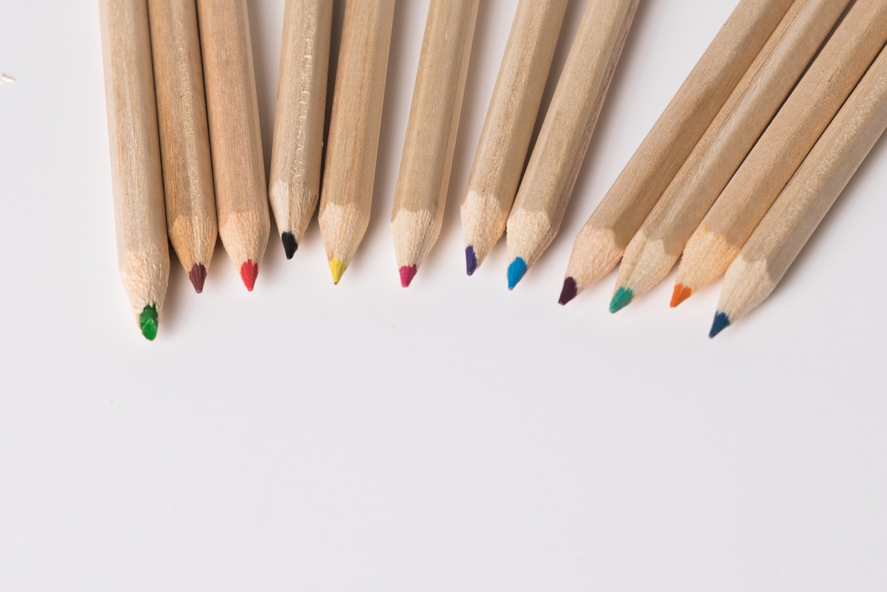 12 Piece Colored Pencil Tube with Sharpener