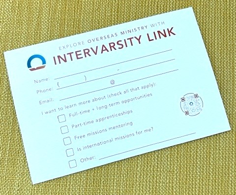 Link: Explore Overseas Ministry Card