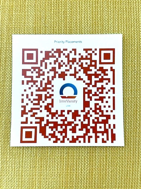 Link:  Priority Placements QR Code