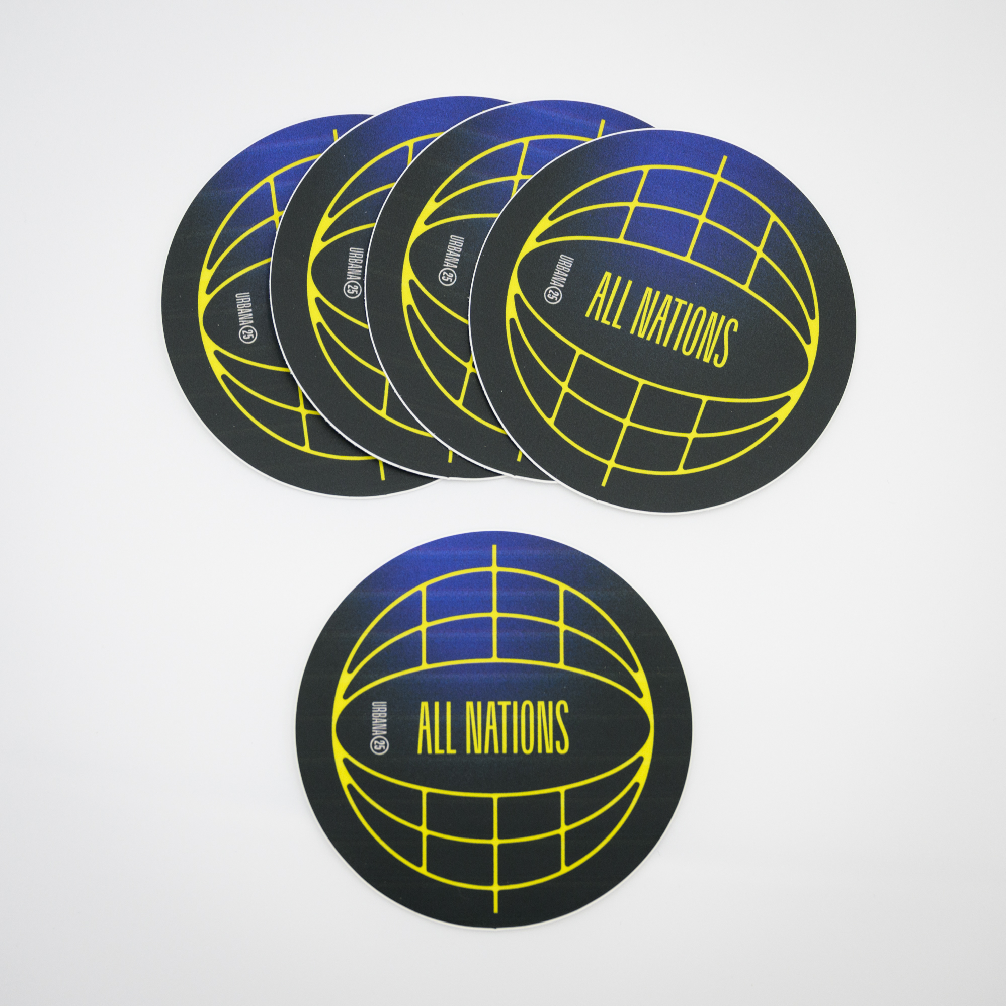 Urbana 25 All Nations sticker (pack of 5)