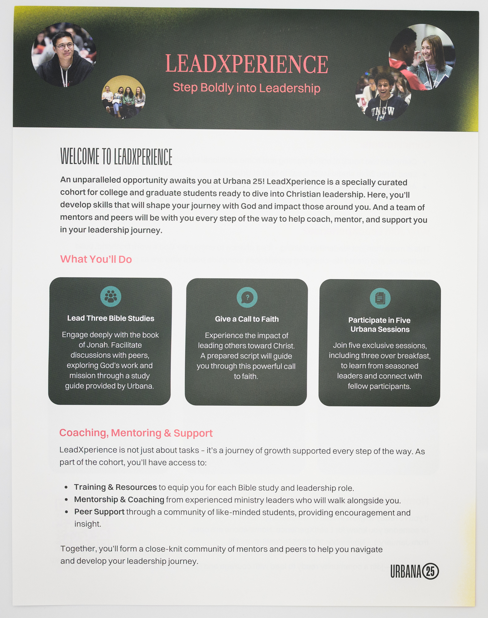 Urbana 25 LeadX Flyer (pack of 10)