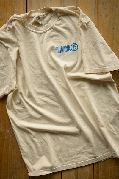 Urbana 25 T-Shirt 
Front: Urbana 25
Back: I Will Go
