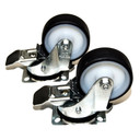 ALFRA 31003-025 Locking Caster wheels (Set of 2)