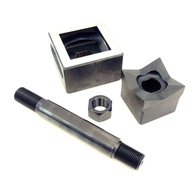 ALFRA FormCut 01302 Square Punch and Die Set, 3/4" x 3/4"