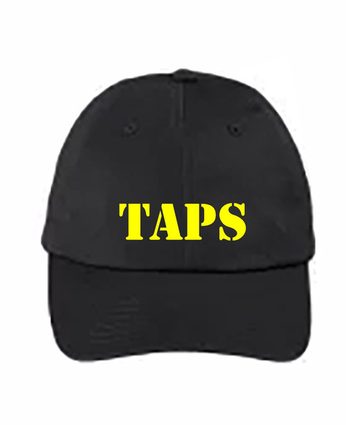 Yellow Taps Twill Unstructured Cap