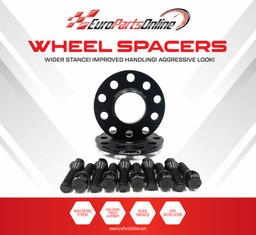 EuroPartsOnline 5x112 Hub-Centric Wheel Spacer and Bolt Kit