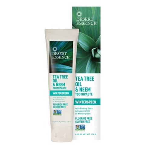 Desert Essence Natural Tea Tree Oil & Neem Toothpaste