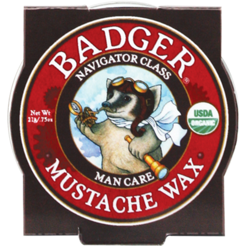 Badger Navigator Class Man Care Mustache Wax