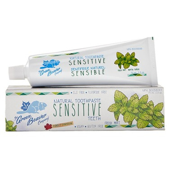 Green Beaver Sensitive Teeth Natural Toothpase Fresh Mint