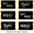 Personalized Black & Gold Balloon Birthday Candy Bar Wrappers