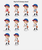 Personalized Birthday Cartoon Character Kids Baseball Labels, Boxes & Party Favor Wraps