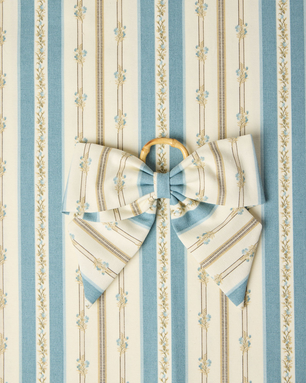 Maria Louise Cottage Maison Stripe Napkin Rings - Thumbnail 4