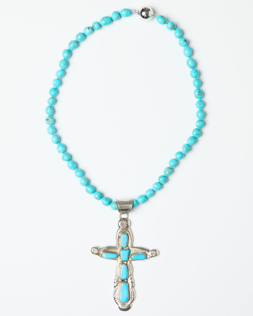 Large Zuni Turquoise Cross