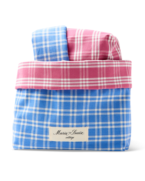 Cottage Gingham Baskets, Set of 2