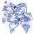 Farmhouse Toile Bow, Navy