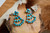 Zuni Cascade Turquoise Earrings