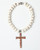 Coral Cross Necklace