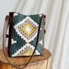 RUAH | Artisanal Leather and Loom Elegance - Handcrafted Eilat Wallet
