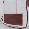 FRACKING DESIGN | Loma Campana Backpack - White/Brown Design for Trendy Adventures Color Suela y Blanco | 25 cm x 30 cm x 5 cm