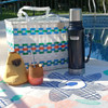 Más Que Tramas | Shoulder Tote Bag, Recycled Storage Basket or Shopping Bag - Multi-Purpose Totes (Random Assorted Color) 33 cm x 30 cm x 18 cm
