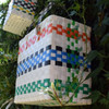 Más Que Tramas | Shoulder Tote Bag, Recycled Storage Basket or Shopping Bag - Multi-Purpose Totes (Random Assorted Color) 33 cm x 30 cm x 18 cm