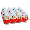 Kinder Joy Con Sopresa 12-Piece Milk Chocolate Candy Eggs Cream & Chocolatey Wafers with Toy Inside Great for Easter Egg Hunts, 20 g / 0.70 oz ea (box of 12)
