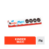 Kinder Maxi Milk Chocolate Bars with Creamy Filling Barritas de Chocolate con Leche, 21 g / 0.74 oz ea (box of 10)