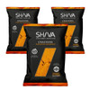 Shiva Crackers Pimentón Smoked Paprika Snack Vegan & Kosher Sourdough Crackers Masa Madre,  100 g /  3.5 oz ea (pack of 3)