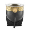Laska Mates Mate Imperial Deluxe Escudo AFA Stainless Steel Mate Cup Lined in Genuine Leather Acero Inoxidable AFA Bronze Shield